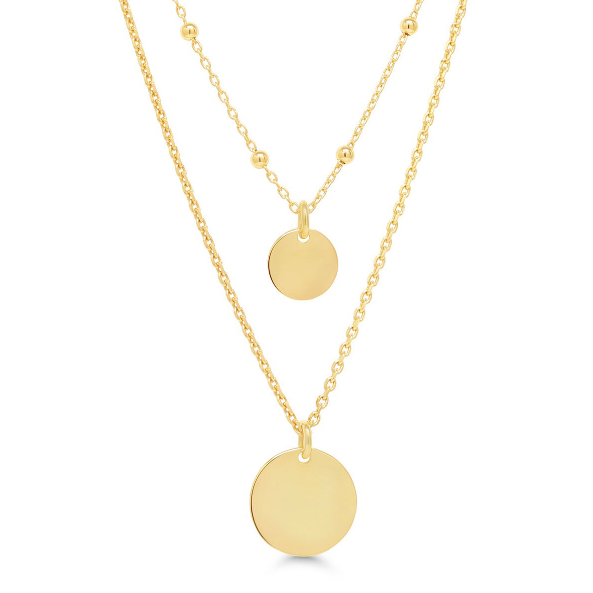 Beat of Love silver necklace BOL-N5098G/38-43cm